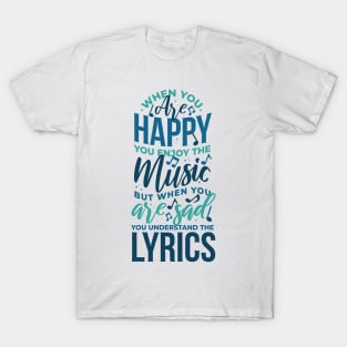 Melody & Mood - Musical Sentiments T-Shirt